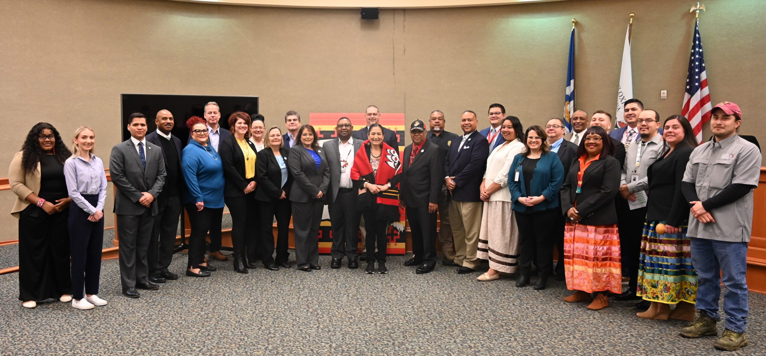 TUNICA-BILOXI TRIBE WELCOMES U.S. DEPARTMENT OF THE INTERIOR SECRETARY DEB HAALAND