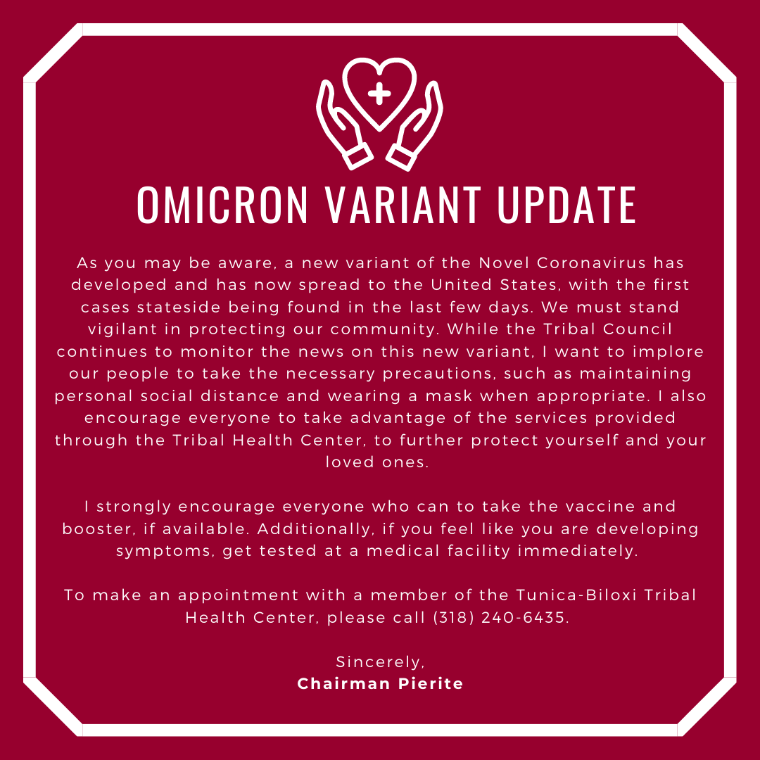 Omicron Variant Update